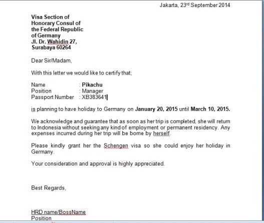 contoh visa invitation jepang letter Contoh Visa  Untuk  Invitation KR Contoh Belanda Letter